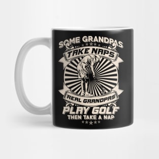 Funny Golfing Grandpa Golf Golfer Gift Mug